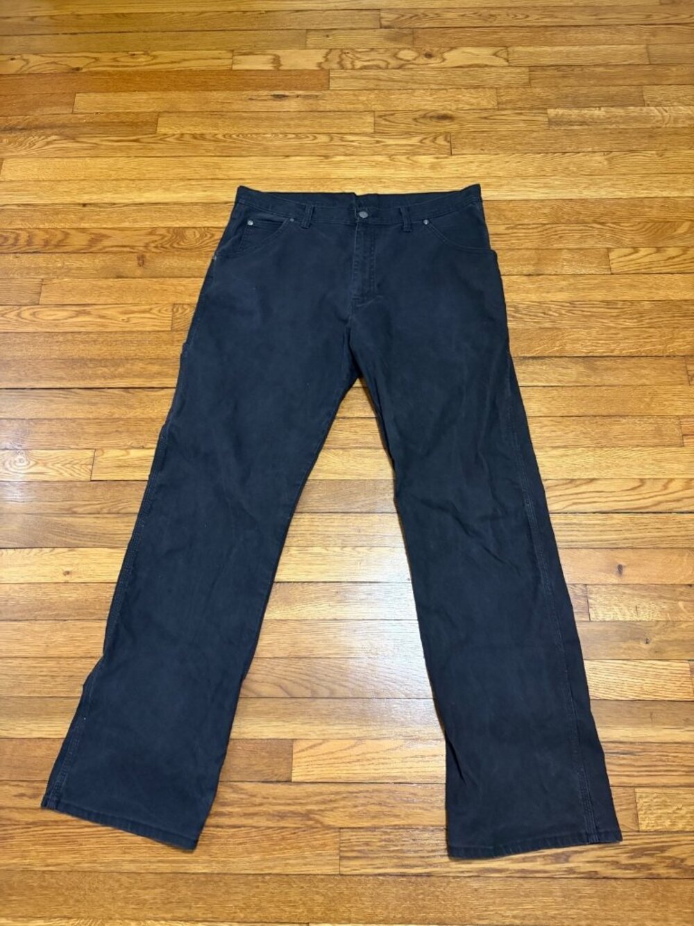 Dickies Men's Black Carpenter Jeans Size 36x34 Cotton Denim Workwear Skater